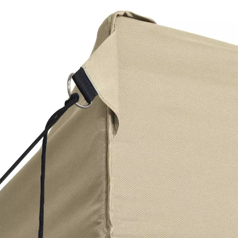Pop-Up Marquee With 4 Side Walls 3 x 4.5 M Cream White