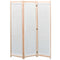 3-Panel Room Divider Solid Pine Wood 120 x 170 Cm