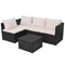 Garden Sofa Set Poly Rattan Black 13 Pieces