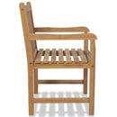 Outdoor Chairs 2 Pcs Teak 58 x 60 x 90 Cm