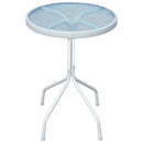 Bistro Set Steel Textilene 50 x 71 Cm Black