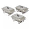 3 Piece Chafing Dish Set Stainless Steel