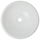 Basin Round Ceramic White 40 x 16 Cm