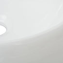 Basin Round Ceramic White 40 x 16 Cm