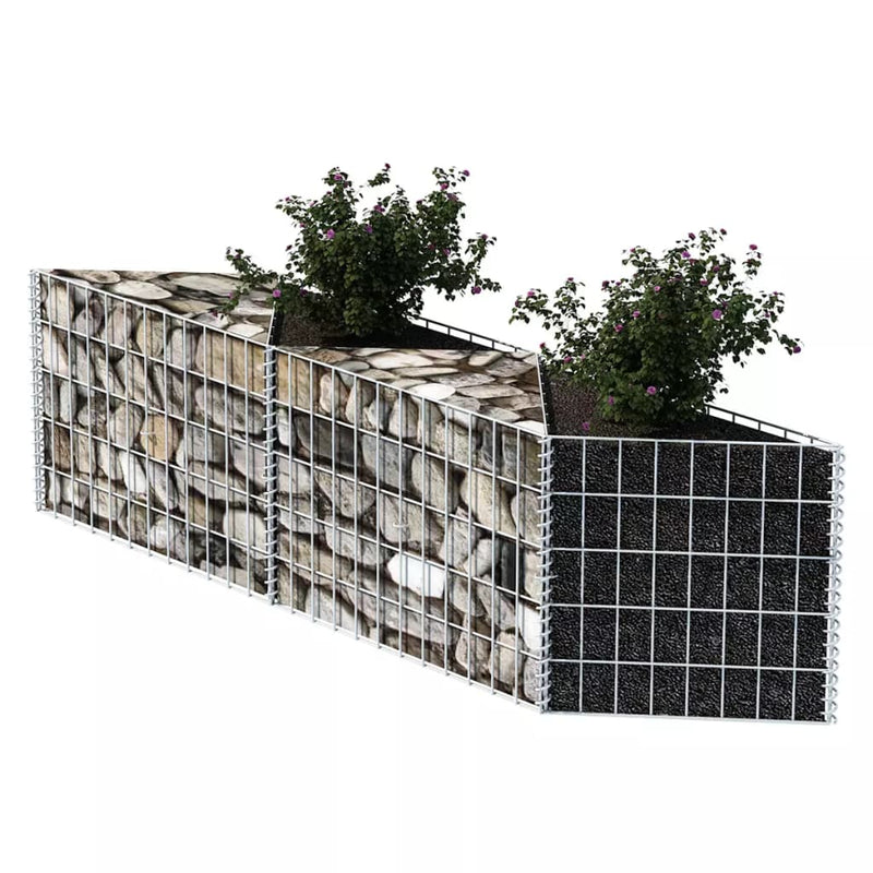 Gabion Basket/Planter Bed Steel 150 x 30 x 50 Cm