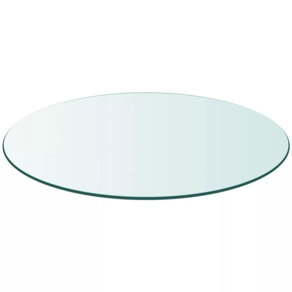 Table Top Tempered Glass Round 600 Mm