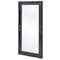 Wall Mirror Baroque Style 100 x 50 Cm Black