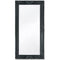 Wall Mirror Baroque Style 100 x 50 Cm Black
