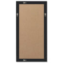 Wall Mirror Baroque Style 100 x 50 Cm Black
