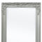 Wall Mirror Baroque Style 120 x 60 Cm Silver