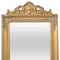 Free-Standing Mirror Baroque Style 160 x 40 Cm Gold