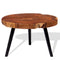 Log Coffee Table Solid Acacia Wood (55-60) x 40 Cm