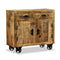 Sideboard With 2 Drawers And 1 Cabinet Rough Mango Wood