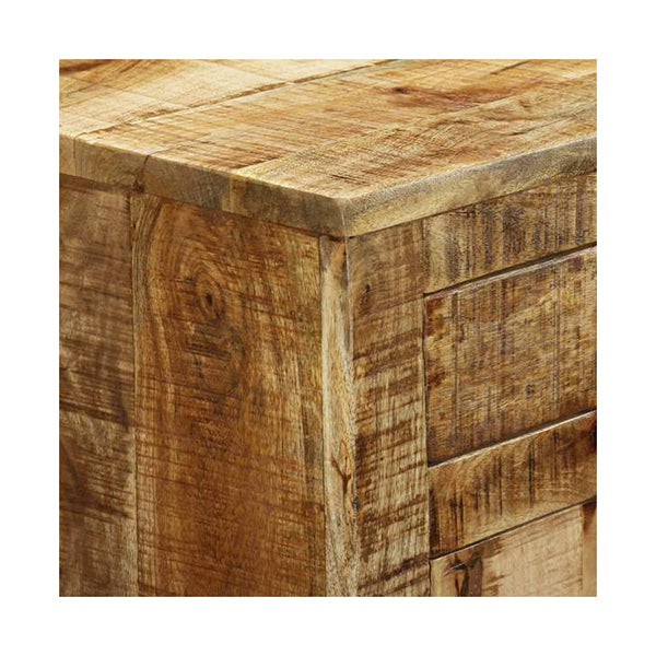 Sideboard With 2 Drawers And 1 Cabinet Rough Mango Wood