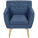 Armchair Fabric 67 x 59 x 77 Cm Blue