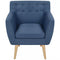 Armchair Fabric 67 x 59 x 77 Cm Blue