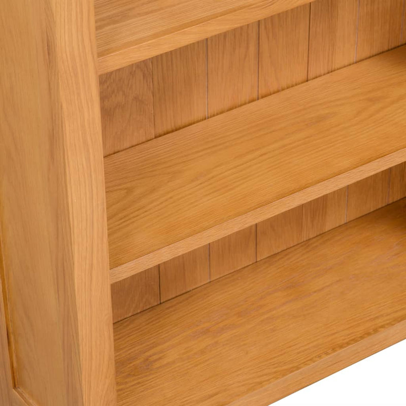 3-Tier Bookcase Oak 70 x 22.5 x 82 Cm