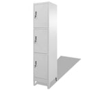 Locker Cabinet With 3 Compartments 38 x 45 x 180 Cm