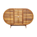 Outdoor Dining Set 9 Pieces Solid Acacia Wood