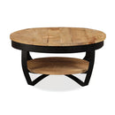Coffee Table 65 Cm Solid Rough Mango Wood