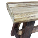 Bench Solid Reclaimed Wood 100 x 28 x 43 Cm