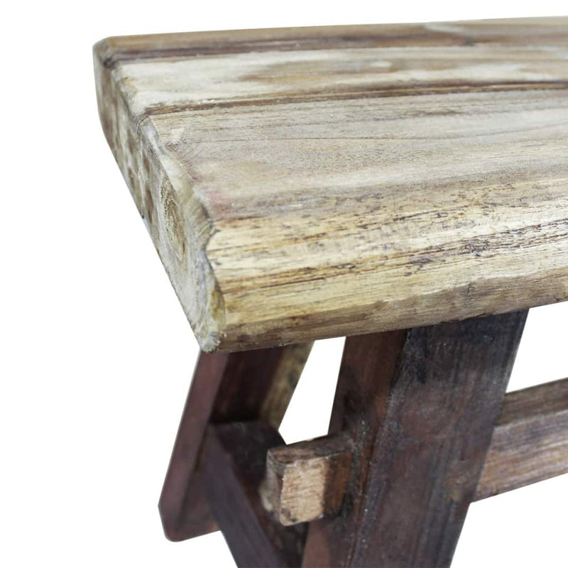 Bench Solid Reclaimed Wood 100 x 28 x 43 Cm