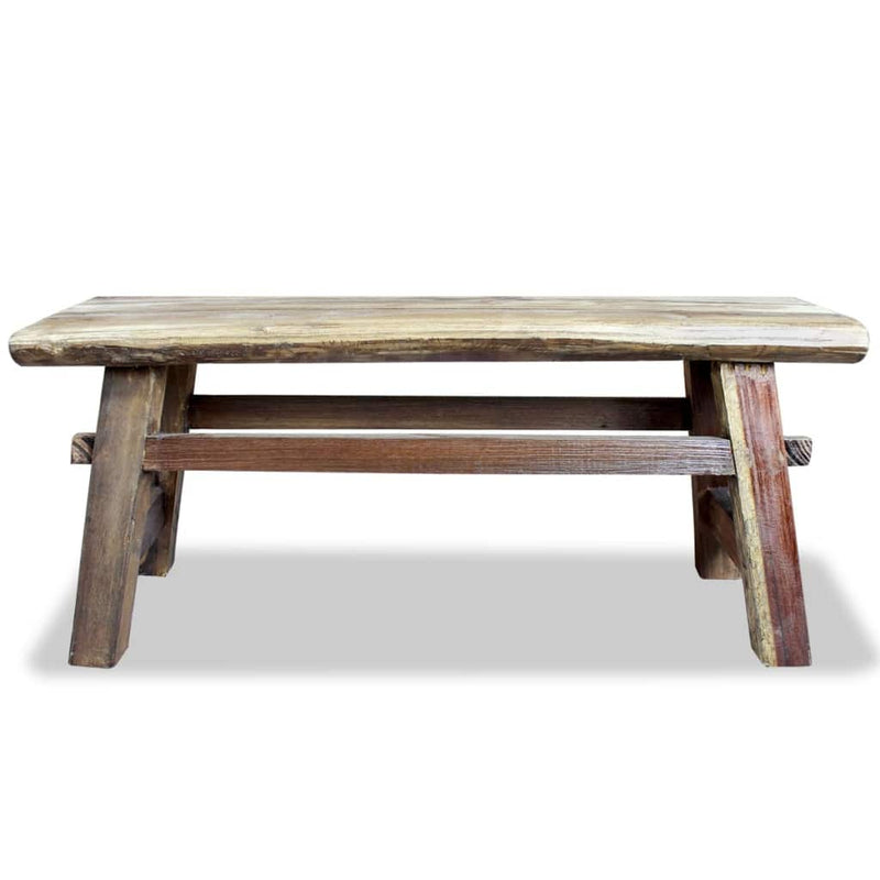 Bench Solid Reclaimed Wood 100 x 28 x 43 Cm