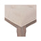 Bench Linen Solid Wood 110 X 38 X 48 Cm Cream White