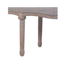 Bench Linen Solid Wood 150 X 40 X 48 Cm Light Grey