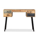 Writing Desk 110 X 50 X 76 Cm Solid Reclaimed Teak