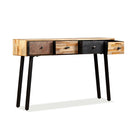 Console Table 120 X 30 X 76 Cm Solid Reclaimed Teak