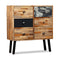 Side Cabinet With 6 Drawers 70 X 30 X 76 Cm Solid Reclaimed Teak