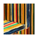 Wall Shelf Set 3 Pcs Multicolour Solid Reclaimed Teak