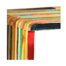 Wall Shelf Set 3 Pcs Multicolour Solid Reclaimed Teak