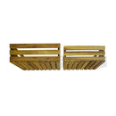 Apple Crates 2 Pcs Solid Acacia Wood