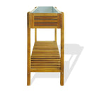 Raised Garden Planter Solid Acacia Wood And Zinc