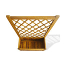 Garden Planter With Trellis Solid Acacia Wood