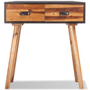 Console Table Solid Acacia Wood 70 x 30 x 75 Cm