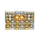 Christmas Balls 100 pcs Silver and Gold