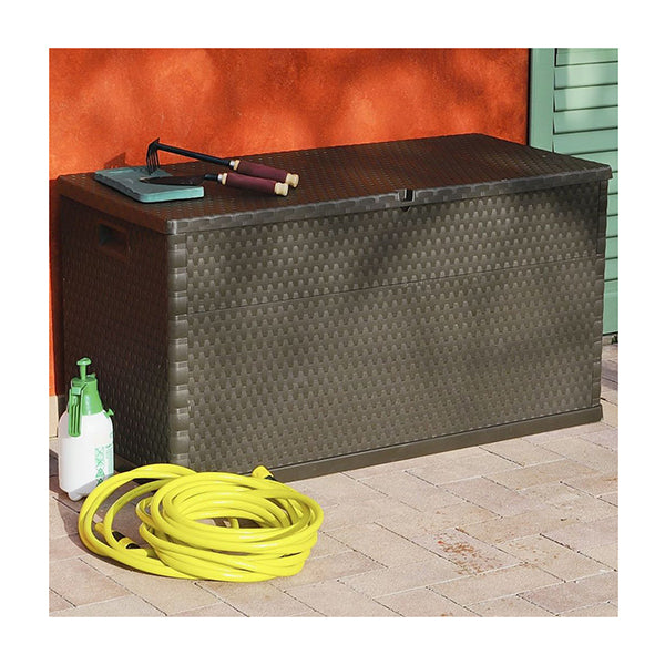 Garden Storage Box 420 L Brown