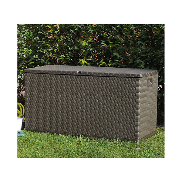 Garden Storage Box 420 L Brown