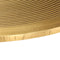 2 Pieces Brass-Covered MDF Table Set