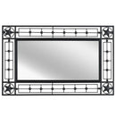 Rectangular Wall Mirror 50x80cm Black