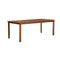 Outdoor Dining Table Solid Acacia Wood 200 X 100 X 74 Cm