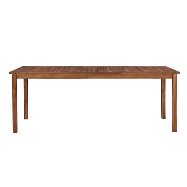 Outdoor Dining Table Solid Acacia Wood 200 X 100 X 74 Cm