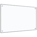 Kitchen Backsplash Transparent 80x50 cm Tempered Glass
