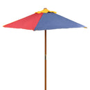 Kids Picnic Table & Benches With Parasol In Four Colours