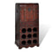 Wooden Wine Rack For 9 Bottles With Storage