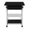 Computer Desk Pull Out Tray Office Student Table Black