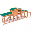 Small Animal House Pet Cage With Roofs Wood